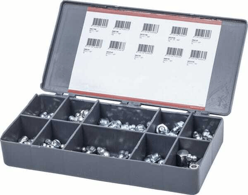 Pièces agricoles - Outils atelier - Assortiment de 70 graisseurs