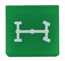 Pièces agricoles - Electricité - Symbole 4RM