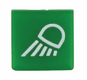 Symbole vert phare de travail