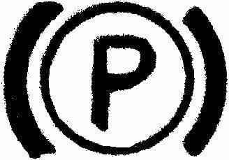 Pièces agricoles - Electricité - Symbole frein de stationnement