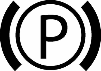 Pièces agricoles - Electricité - Symbole frein de stationnement