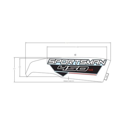 Pièces Quad & Motos - Pièces communes - DECAL-SIDE,SPMN,450,RH Polaris origine