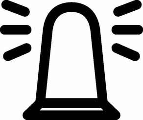 Pièces agricoles - Electricité - Symbole gyrophare