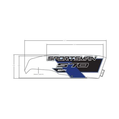 Pièces Quad & Motos - Pièces communes - DECAL-SIDE,SPMN,570,RH Polaris origine