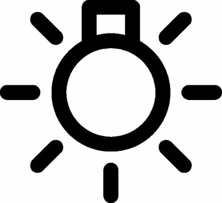 Pièces agricoles - Electricité - Symbole feu