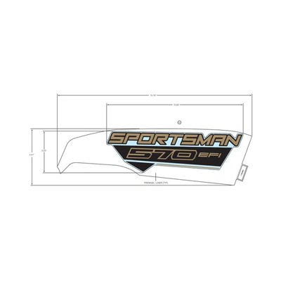 Pièces Quad & Motos - Pièces communes - DECAL-SIDE,SPMN,570,RH Polaris origine