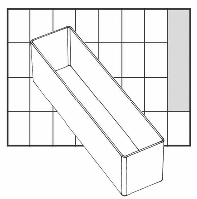 Pièces agricoles - Outils atelier - Boite de rangement 163x39x47mm Raaco
