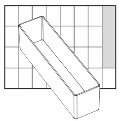 Pièces agricoles - Outils atelier - Boite de rangement 163x39x47mm Raaco