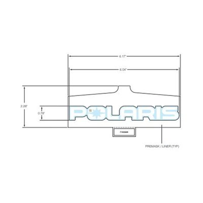 Pièces Quad & Motos - Pièces communes - DECAL-POLARIS,WHITE Polaris origine