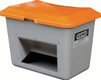 Conteneur fibre de verre gris/orange 200L capacité 12,5kg 890x600x640mm Cemo