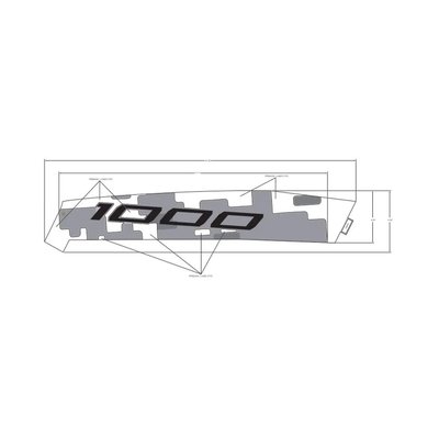 Pièces Quad & Motos - Pièces communes - DECAL-FR.FNDR,SIDE,TP,1000,RH Polaris origine