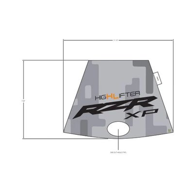 Pièces Quad & Motos - Pièces communes - DECAL-HOOD CNTR Polaris origine