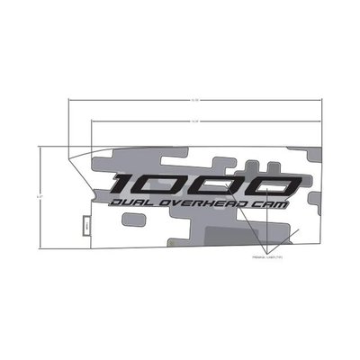 Pièces Quad & Motos - Pièces communes - DECAL-FR.FNDR,SIDE,TOP,1000,LH Polaris origine