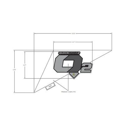 Pièces Quad & Motos - Pièces communes - DECAL-FENDER, QD2 ,RH Polaris origine