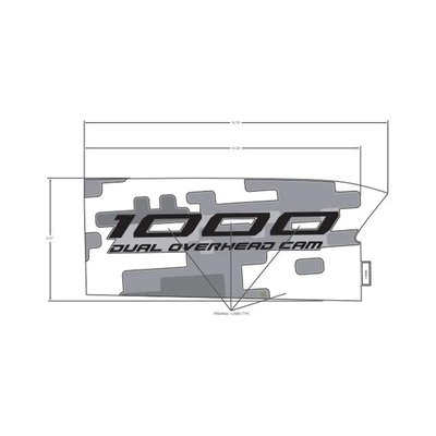 Pièces Quad & Motos - Pièces communes - DECAL-FR.FNDR,SIDE,TOP,1000,RH Polaris origine