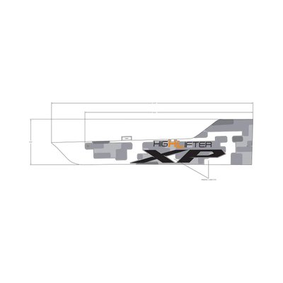 Pièces Quad & Motos - Pièces communes - DECAL-FR.DOOR,ACCENT,TOP,RH Polaris origine