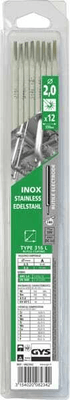 Pièces agricoles - Outils atelier - Électrodes 316L 2,0x350mm(12x)
