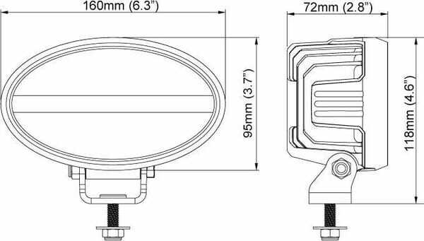 Pièces agricoles - Eclairage - SATO Go 610 16W projecteur DT