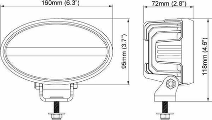Pièces agricoles - Eclairage - SATO Go 610 16W projecteur DT
