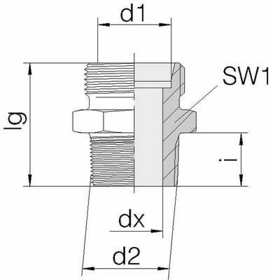 Pièces agricoles - Hydraulique - Raccord 8S 1/4NPT