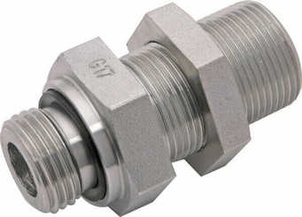 Pièces agricoles - Hydraulique - Passe-cloison 17L 1/2 BSP