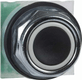 Bouton poussoir NO+NC, Noir(e), 30mm