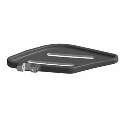 Pièces Quad & Motos - Pièces communes - PASSENGER FLOORBOARD, RIGHT, FLAT BLACK Polaris origine