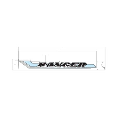 Pièces Quad & Motos - Pièces communes - DECAL-BOX,SIDE,RGR,LH Polaris origine