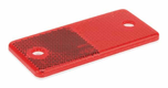 Catadioptre rectangle rouge 94x44mm à visser