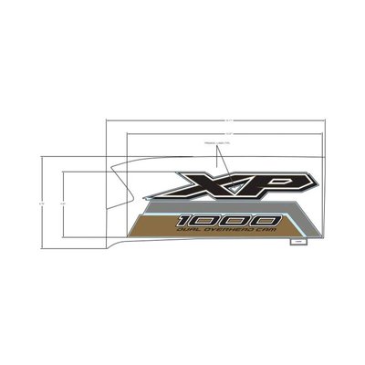 Pièces Quad & Motos - Pièces communes - DECAL-FR.FNDR,SIDE,XP 1000,LH Polaris origine