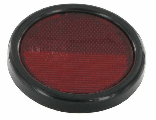 Pièces agricoles - Eclairage - Catadioptre rond rouge Ø95 mm