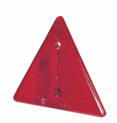 Pièces agricoles - Eclairage - Catadioptre triangle rouge 135x156 mm à visser