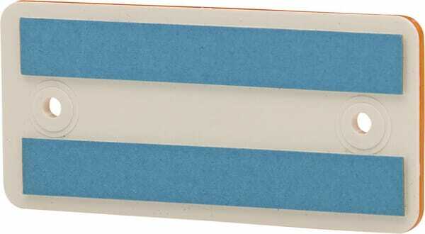 Pièces agricoles - Eclairage - Catadioptre rectangle orange 94x44mm à visser