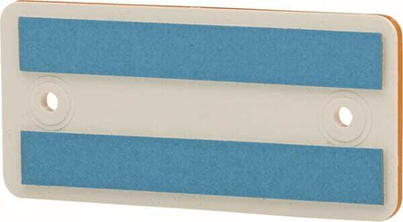 Pièces agricoles - Eclairage - Catadioptre rectangle orange 94x44mm à visser