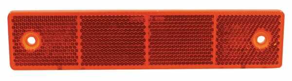 Pièces agricoles - Eclairage - Catadioptre rectangle rouge 180x40mm à visser
