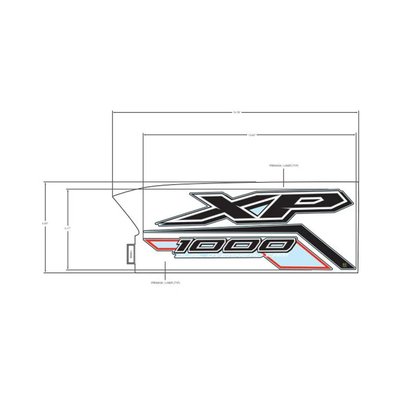 Pièces Quad & Motos - Pièces communes - DECAL-FR.FNDR,SIDE,XP 1000,LH Polaris origine