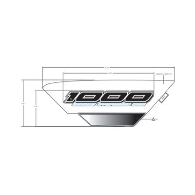 Pièces Quad & Motos - Pièces communes - DECAL-FR.FNDR,SIDE,1000,LH Polaris origine