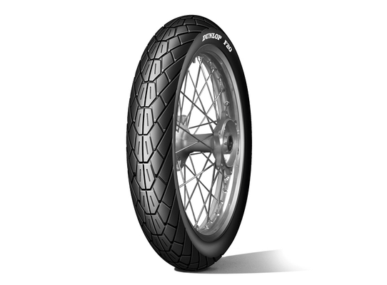 Pièces Quad & Motos - Pneumatiques - Pneu DUNLOP F20 WLT Lettrage Blanc 110/90-18 M/C 61V TL