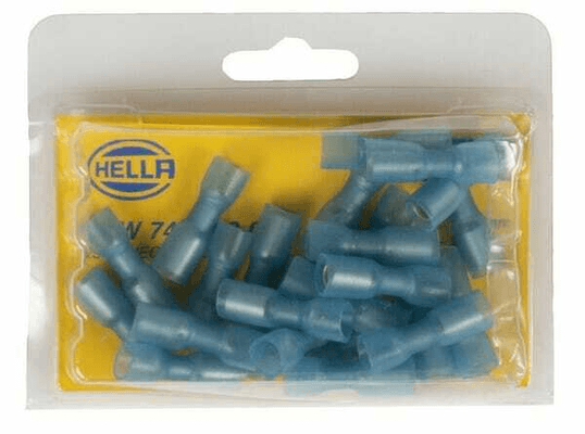 Pièces agricoles - Electricité - Douille de cosse ronde bleue 1,5-2,5 mm²