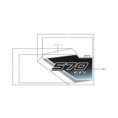 Pièces Quad & Motos - Pièces communes - DECAL-FR.FNDR,SIDE,570,LH Polaris origine
