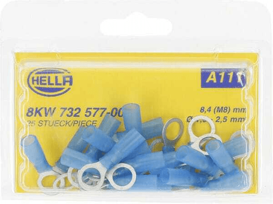 Pièces agricoles - Electricité - Cosse de câble bleue 1,5-2,5 mm²