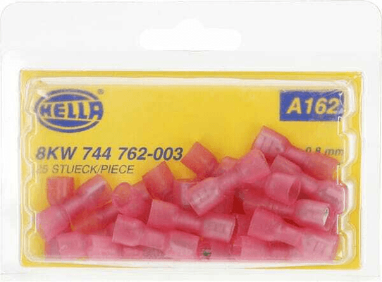 Pièces agricoles - Electricité - Fiche plate rouge 0,5-1 mm²