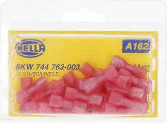 Pièces agricoles - Electricité - Fiche plate rouge 0,5-1 mm²