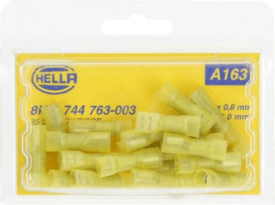 Pièces agricoles - Electricité - Fiche plate jaune 4-6 mm²