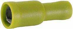 Pièces agricoles - Electricité - Douille de cosse ronde jaune 4-6 mm²