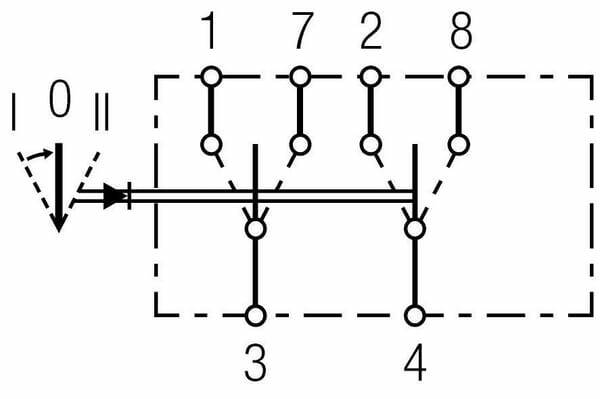 Pièces agricoles - Electricité - Interrupteur I->0-II