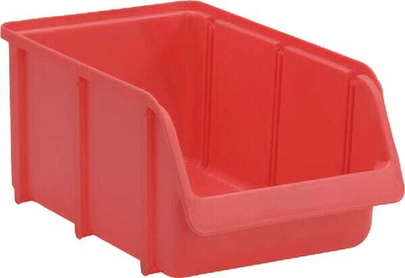 Pièces agricoles - Outils atelier - Boîte de rangement 205x335x155mm, capacité 7l, polypropylène rouge, Linbin no.4 de Hünersdorff