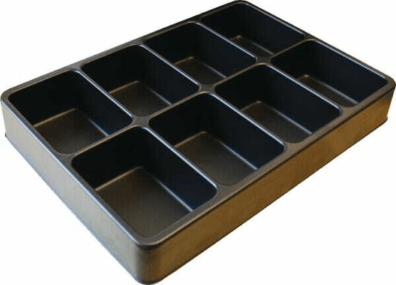 Pièces agricoles - Outils atelier - Insert avec 8 compartiments, en plastique