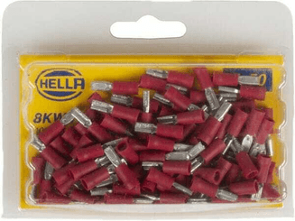 Pièces agricoles - Electricité - Fiche plate rouge 0,5-1 mm²