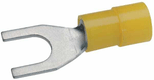 Fiche sabot, fourche, jaune 4-